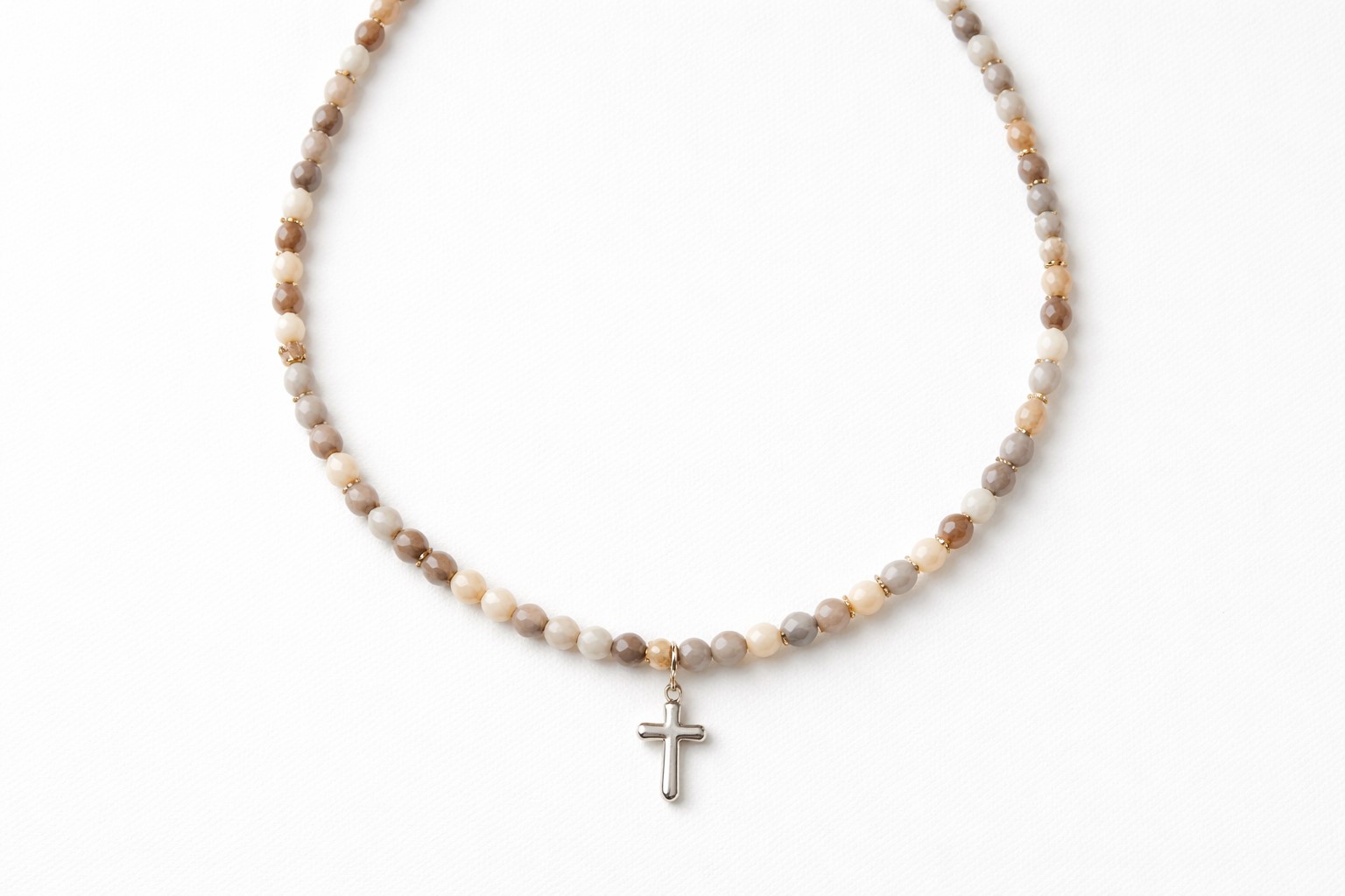 Beaded Cross Necklace